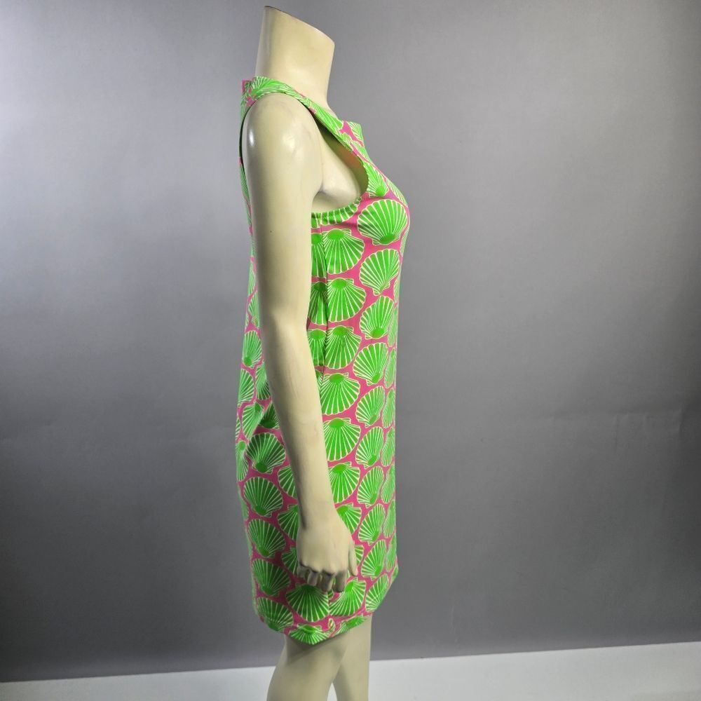 Sailor Small Green and Pink Shell Pattern Dress R8 - Picture 2 of 4